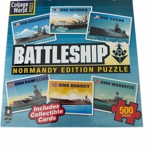 Battleship Normandy Edition Puzzle 500 Pieces NWT